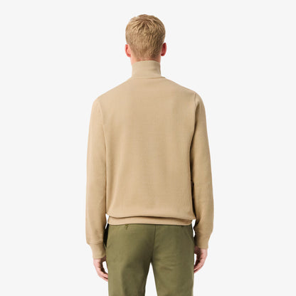 Sweatshirt mit Reißverschluss, Stehkragen und Interlock-Gewebe 2