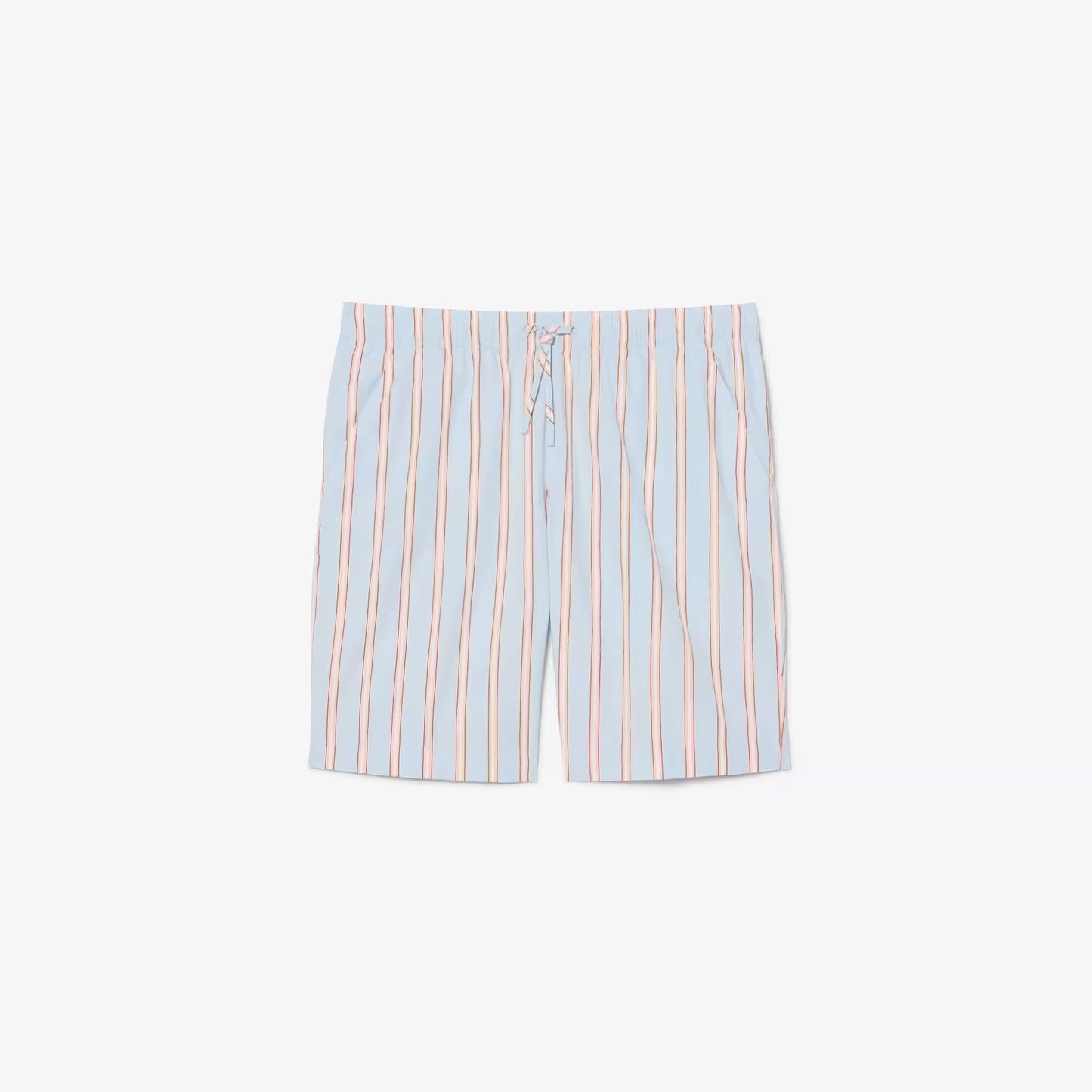 Striped Cotton Poplin Shorts