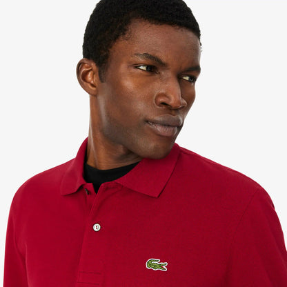 Classic Fit Long Sleeved L.12.12 Polo Shirt