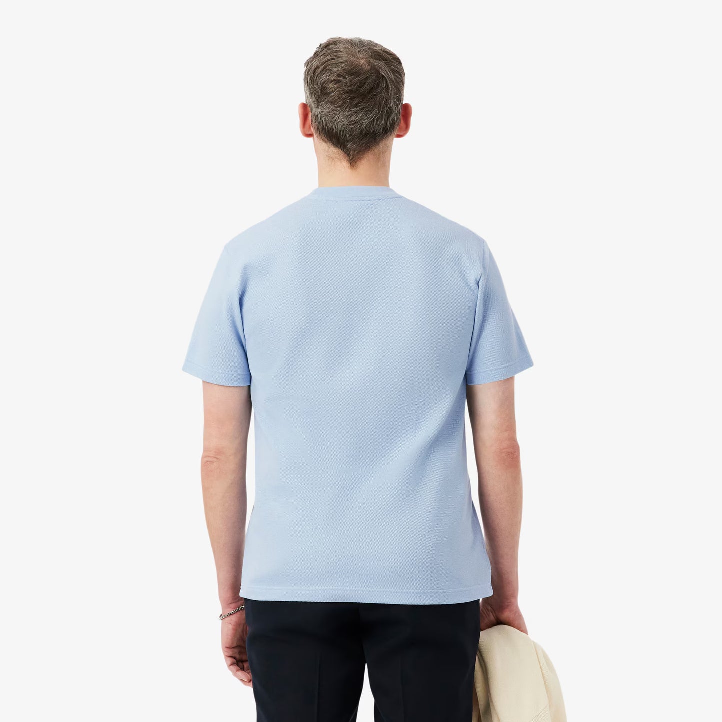 Heavy Cotton and Linen Pique T-shirt