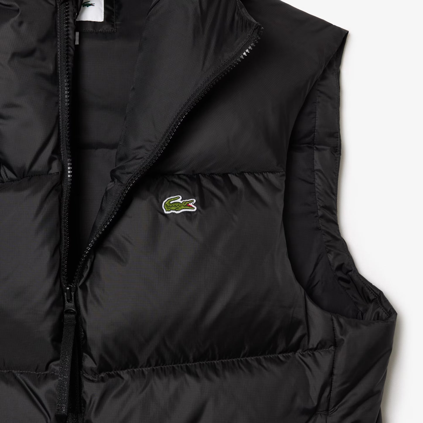 Water-Repellent Short Puffed Vest