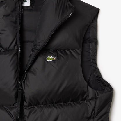 Water-Repellent Short Puffed Vest