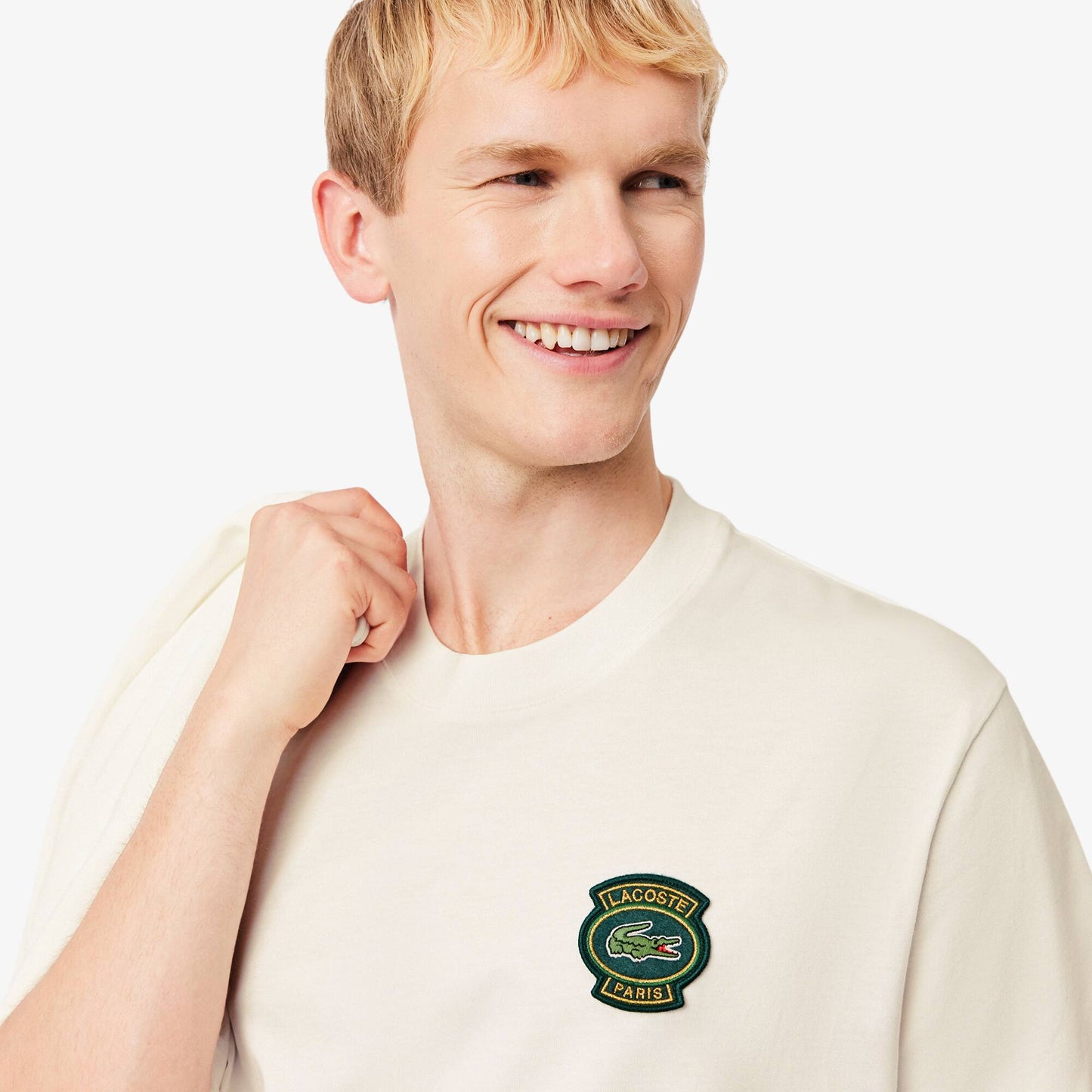T-shirt badge en coton
