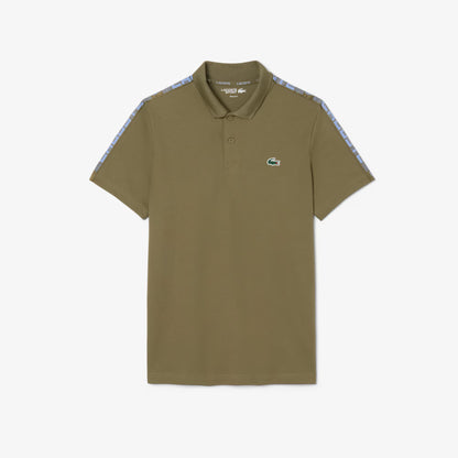 Ultra Dry Branded Stripe Tennis Polo Shirt
