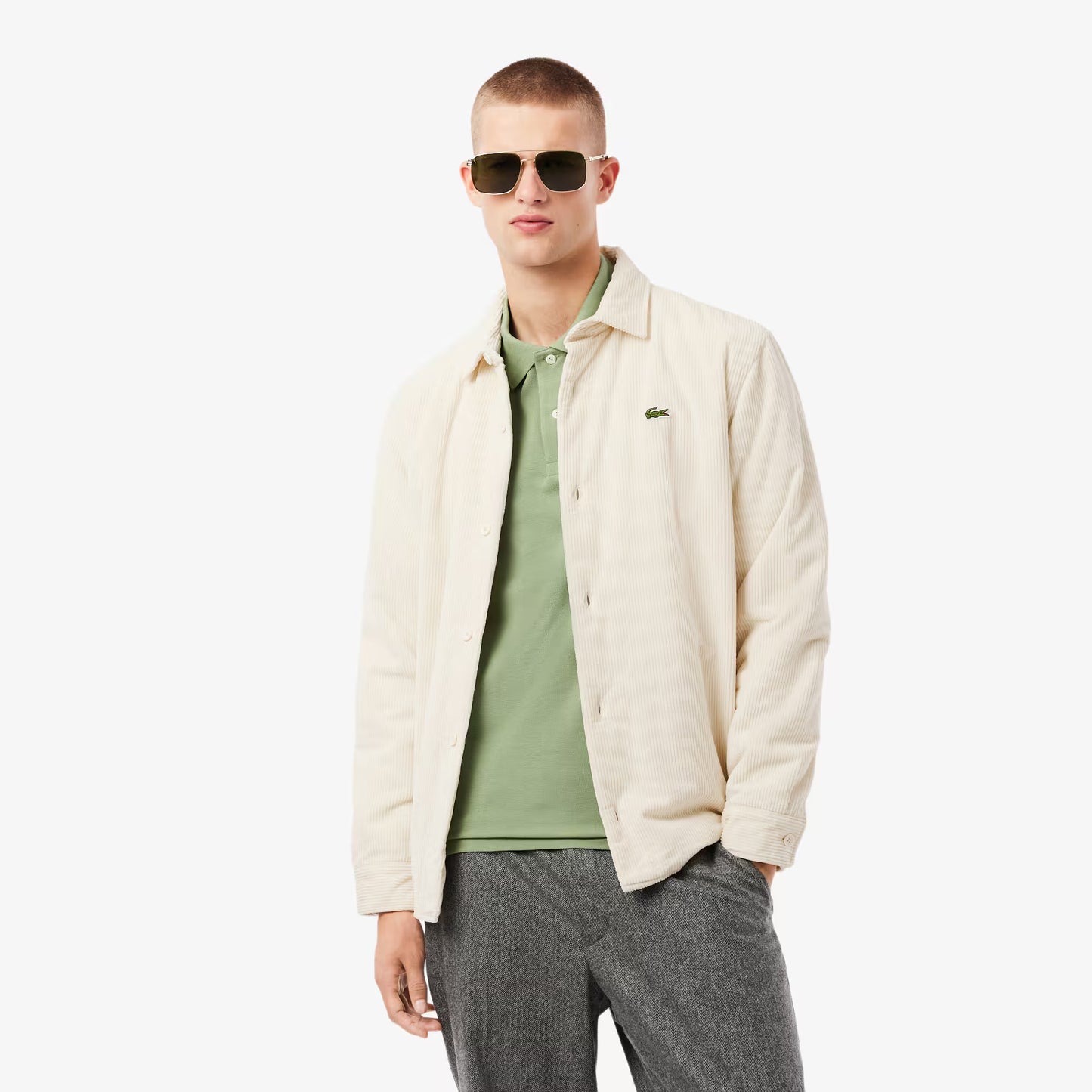 Cord-Overshirt im Oversized-Look