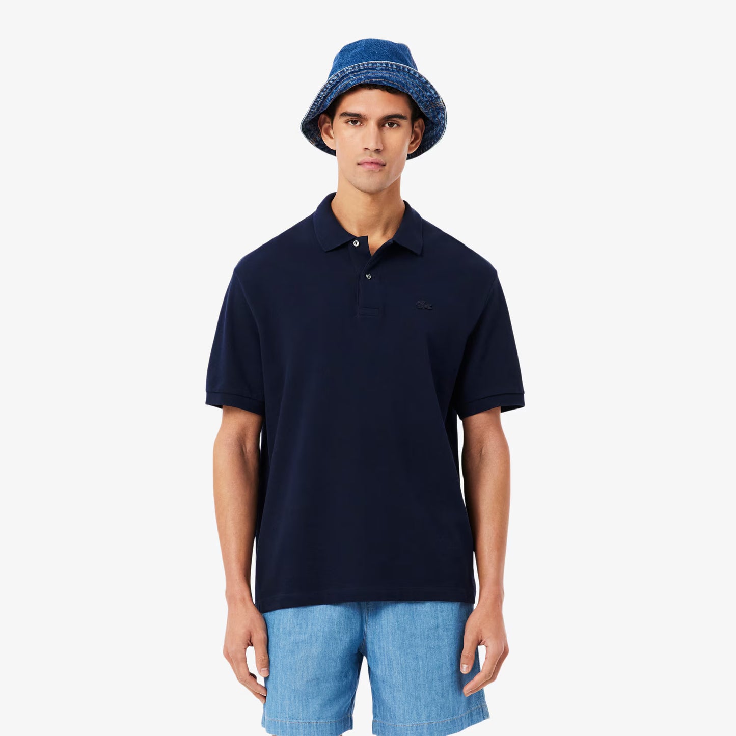 Loose Fit Heavy Pique Polo Shirt