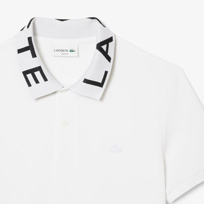 Slim Fit Jacquard Branded Polo Shirt
