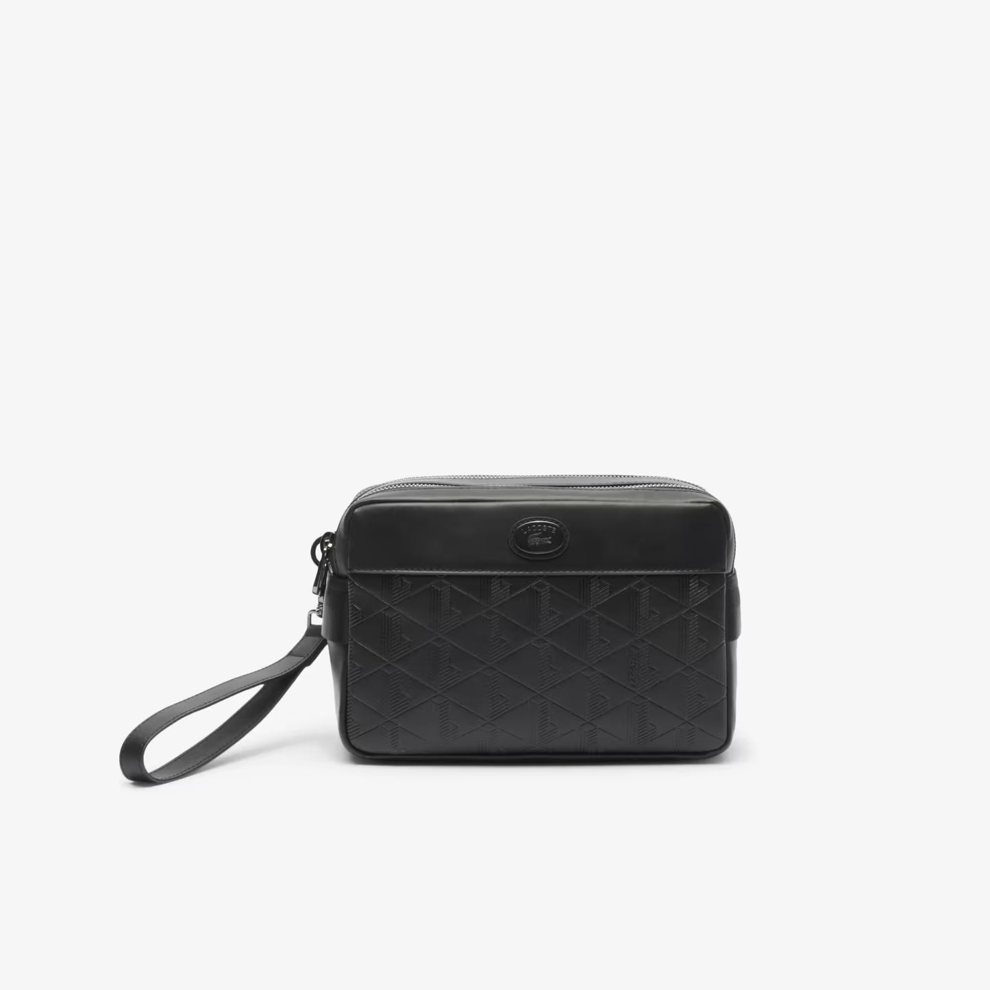 Monogram Leather Clutch