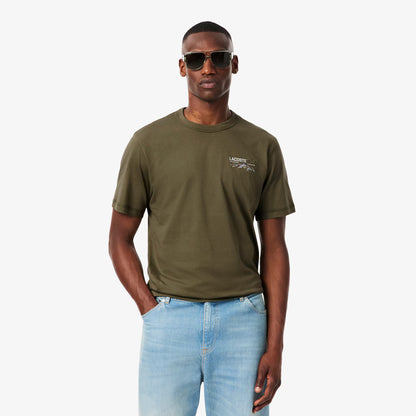 T-shirt en jersey à imprimés multiples