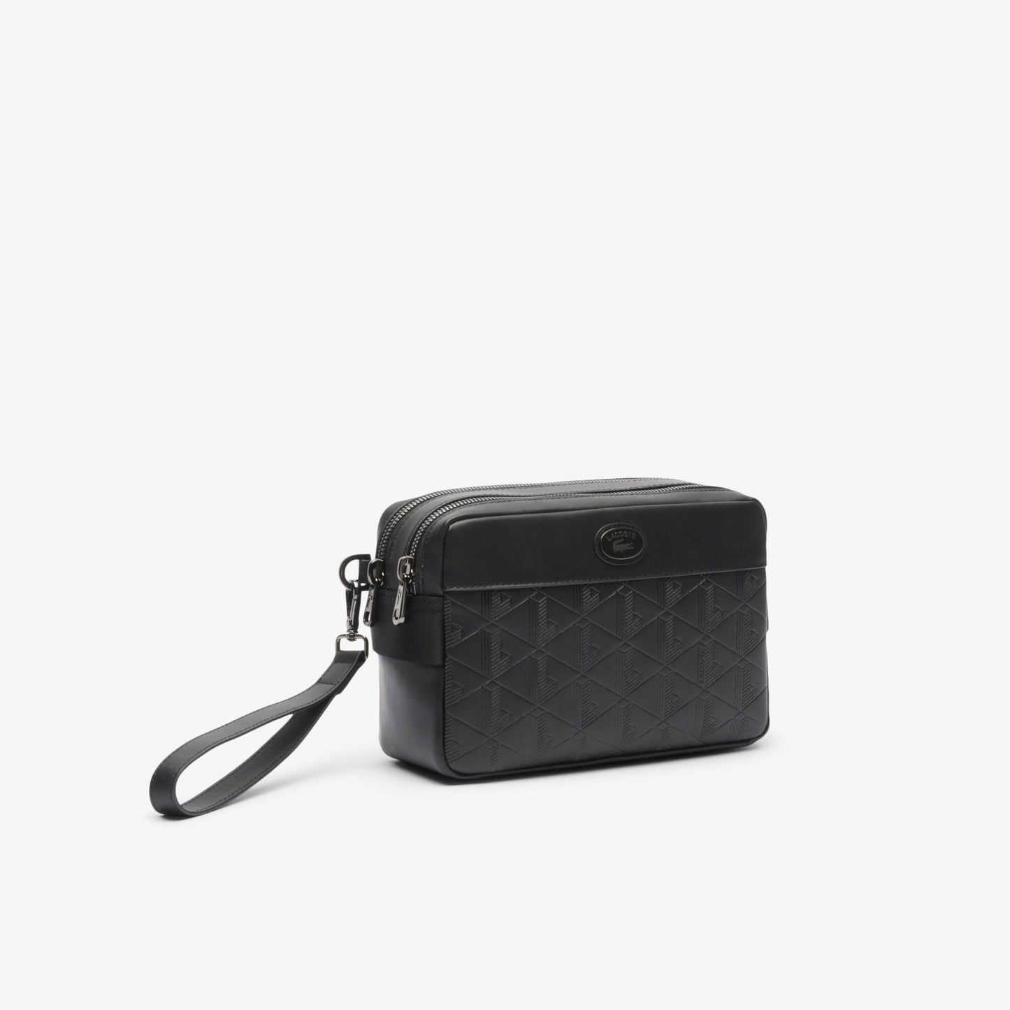 Monogram Leather Clutch