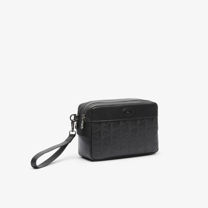 Monogram Leather Clutch