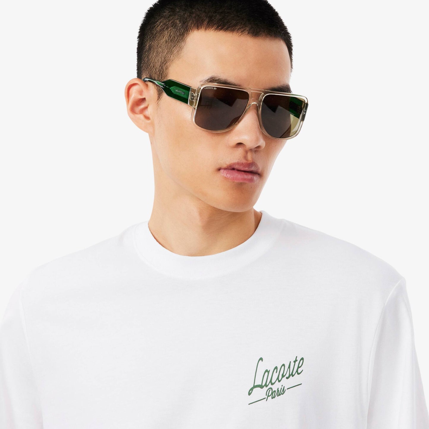 T-shirt en jersey à imprimés multiples