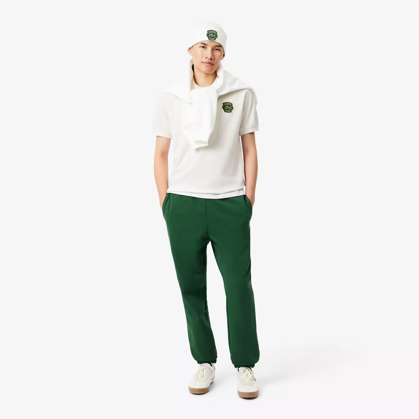 Classic Fit Petit Pique Badge Polo Shirt