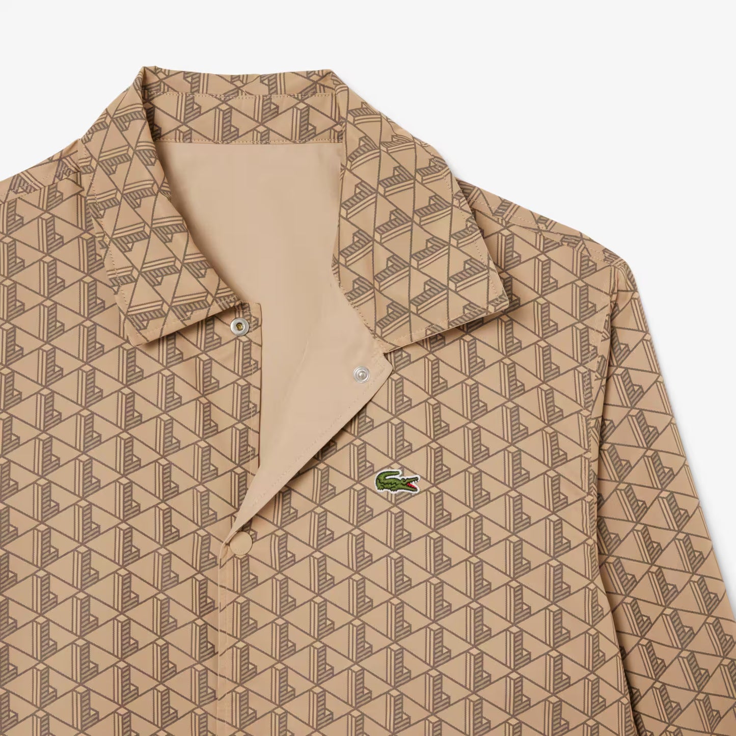 Reversible Bi Material Monogram Jacket