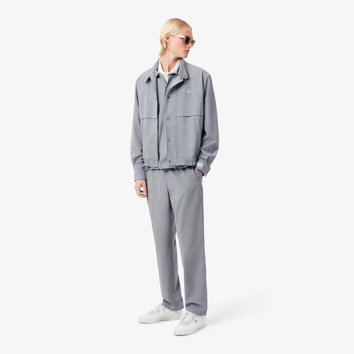 Regular Fit Wool Flannel Chino Pants