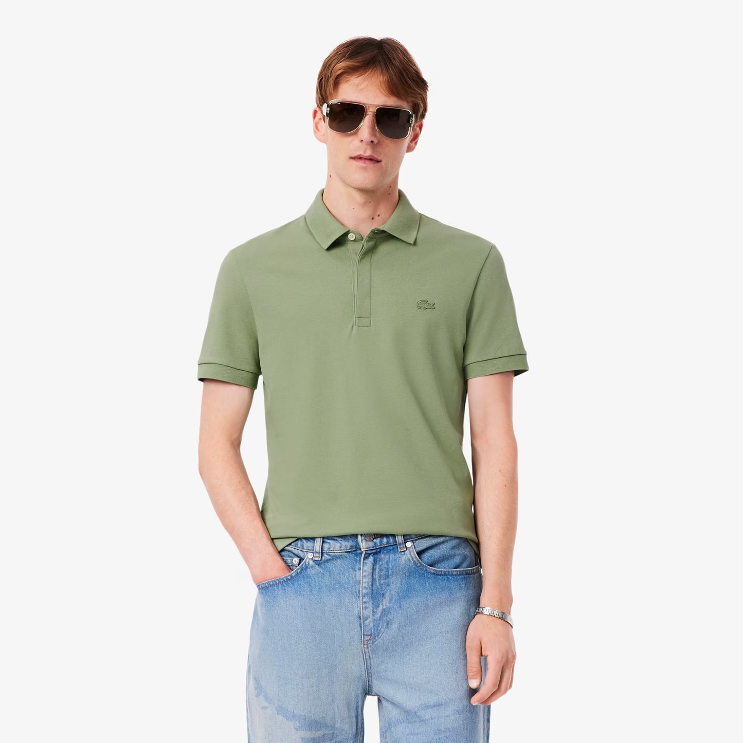Regular Fit Paris Stretch Pique Polo Shirt