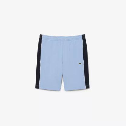 Regular Fit Fleece-Shorts mit Farbblockdesign