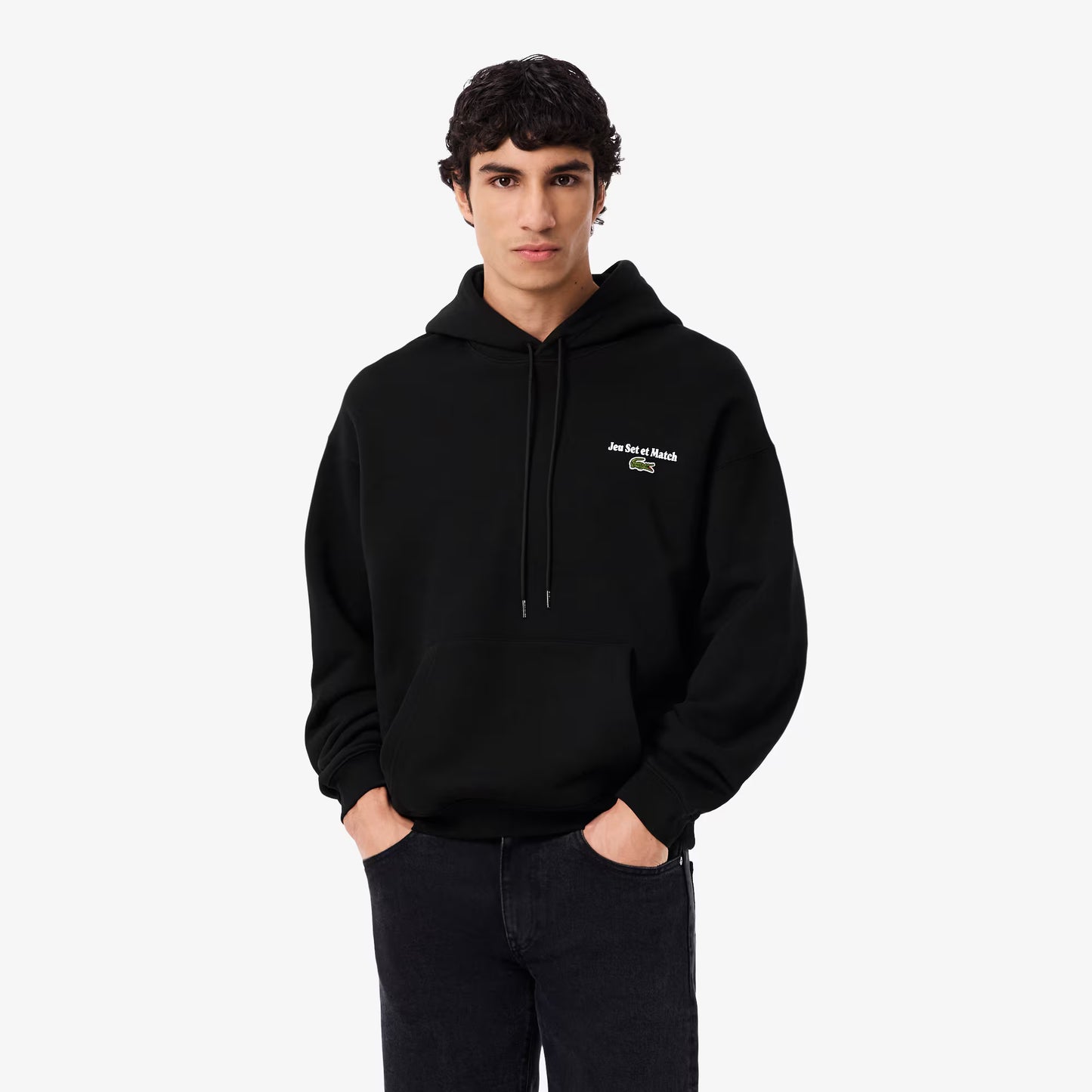 Multi Print Fleece Hoodie