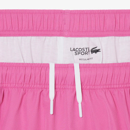 Trim Accent Diamond Taffeta Sport Shorts