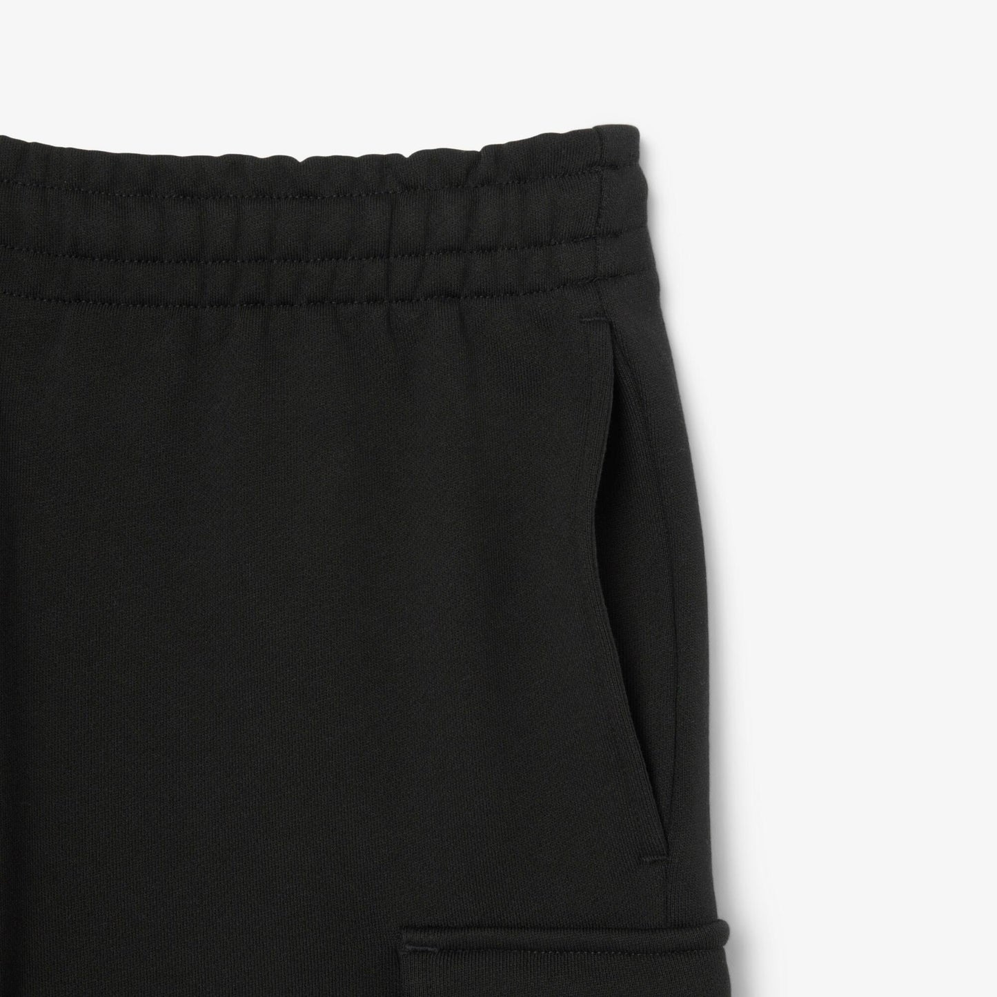 Cargo-Shorts aus Baumwollfleece