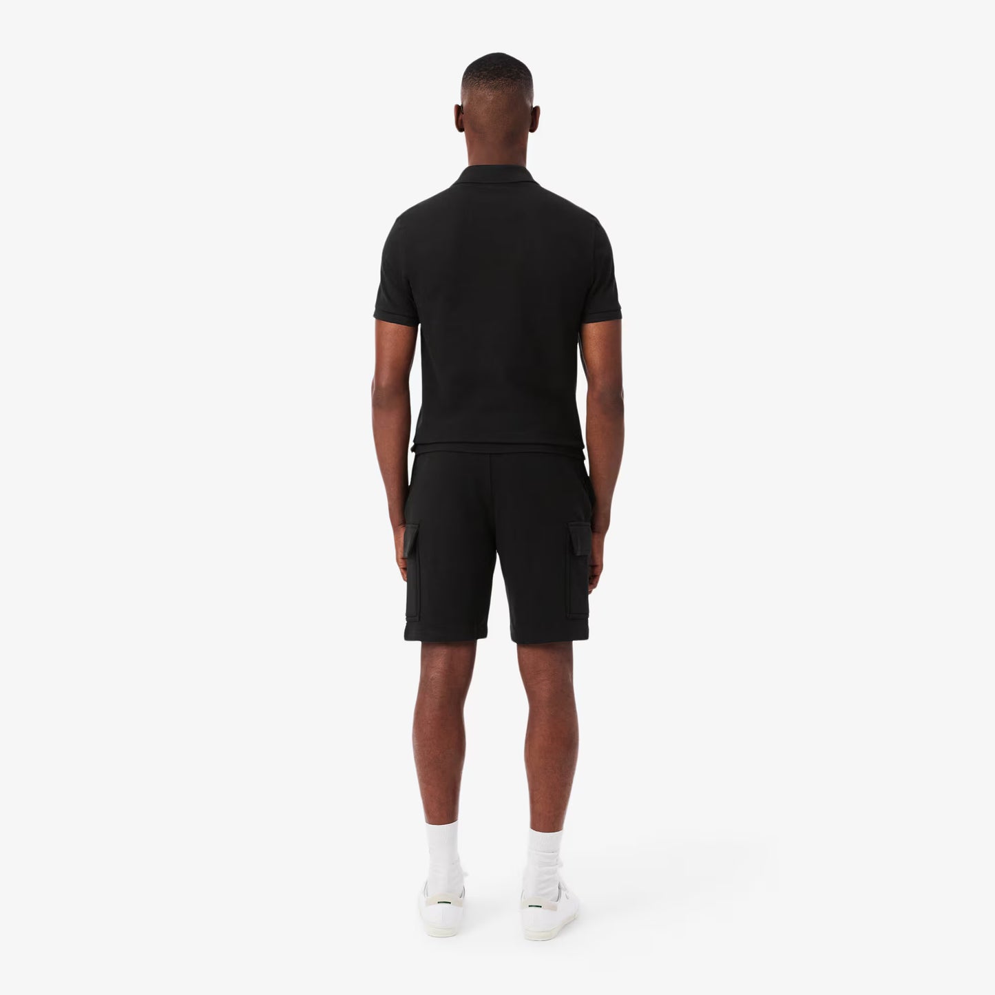 Cargo-Shorts aus Baumwollfleece