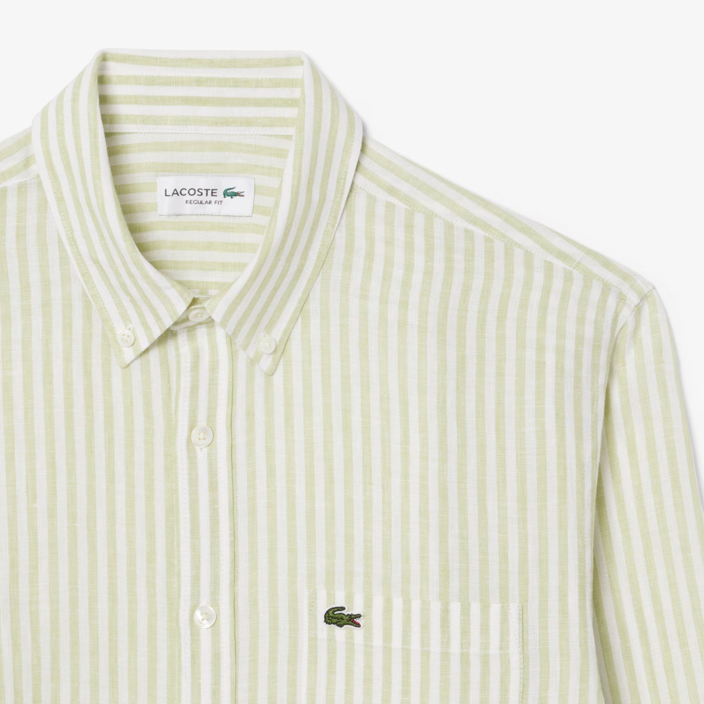 Regular Fit Striped Linen Shirt