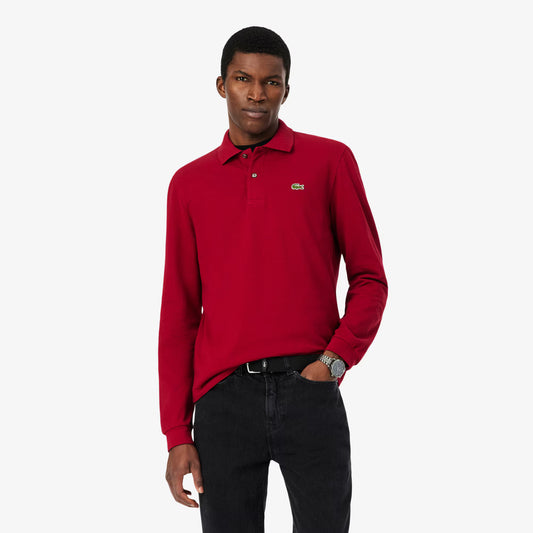 Klassisches L.12.12 Langarm-Poloshirt