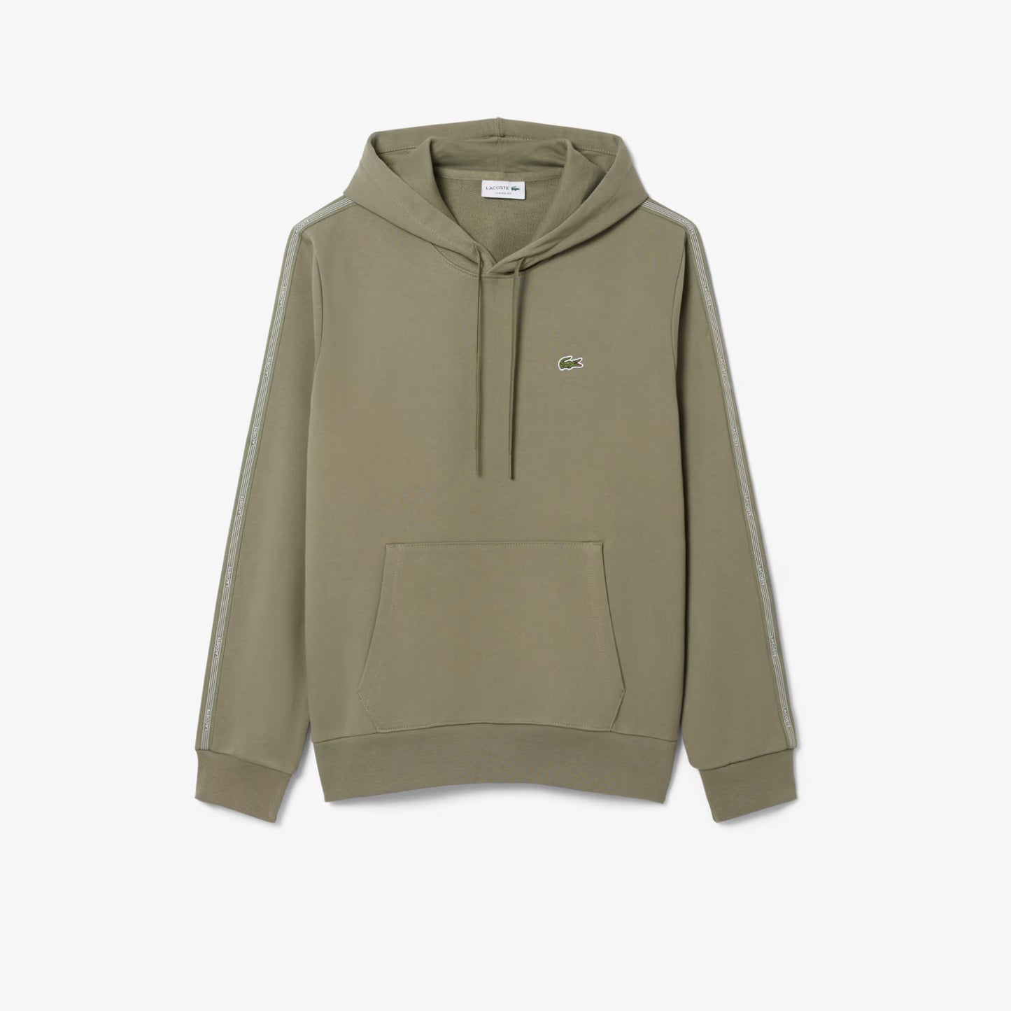 Logo Stripe Zipped Hoodie