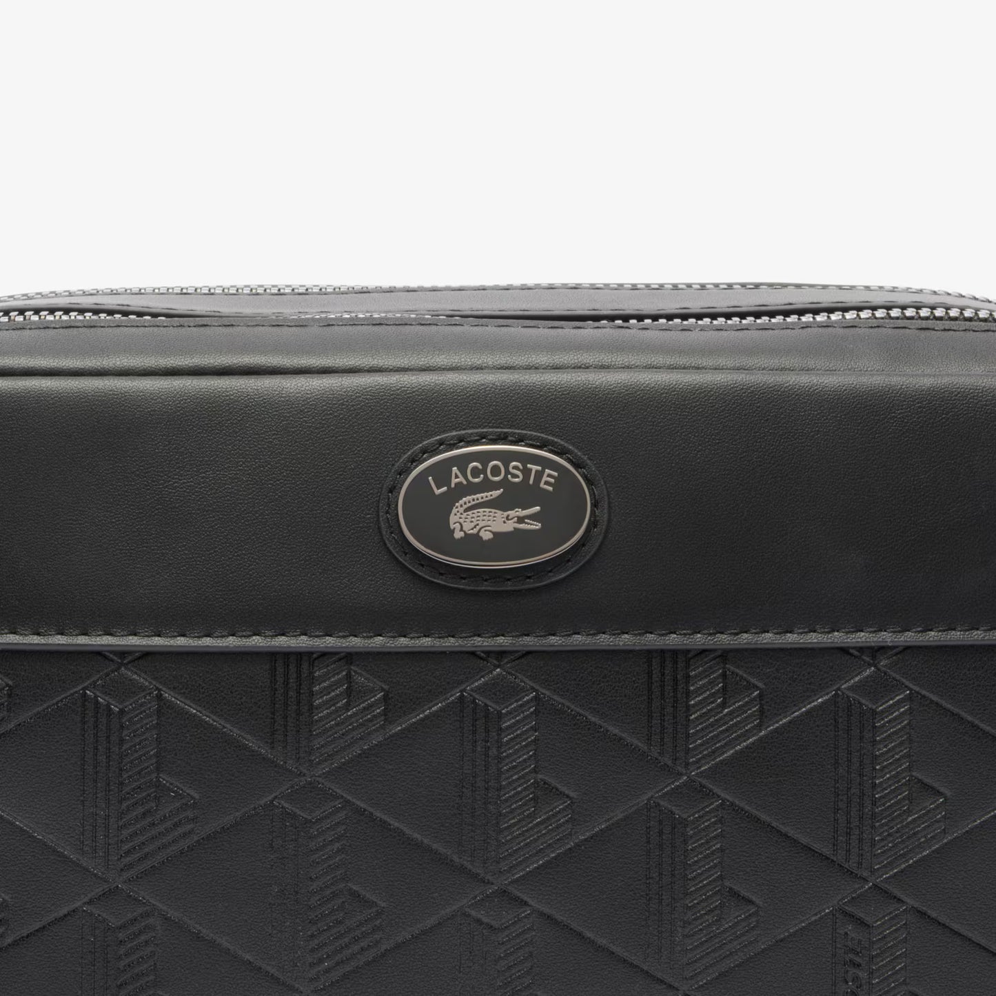 Monogram Leather Clutch