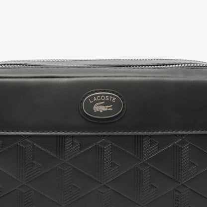Monogram Leather Clutch