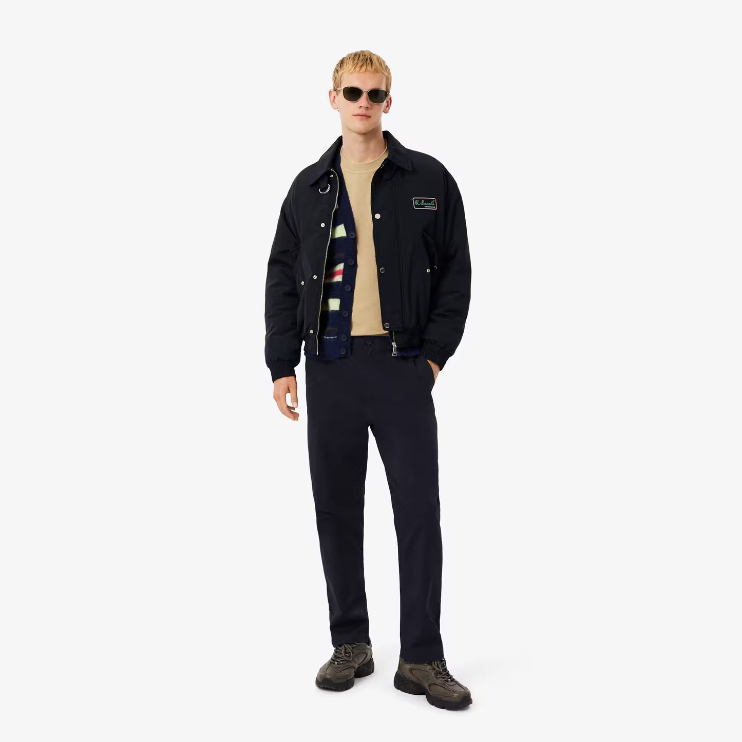 Chino-Hose aus Baumwollgabardin, reguläre Passform