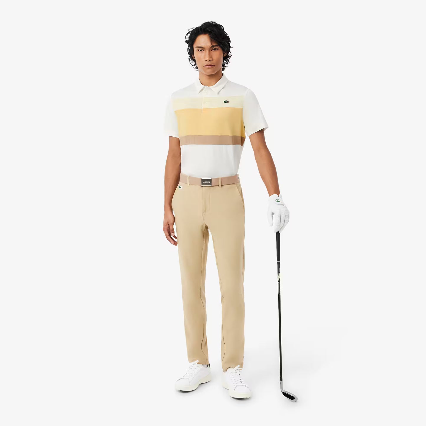 Ultra Dry Stretch Colour-Block Golf Polo Shirt