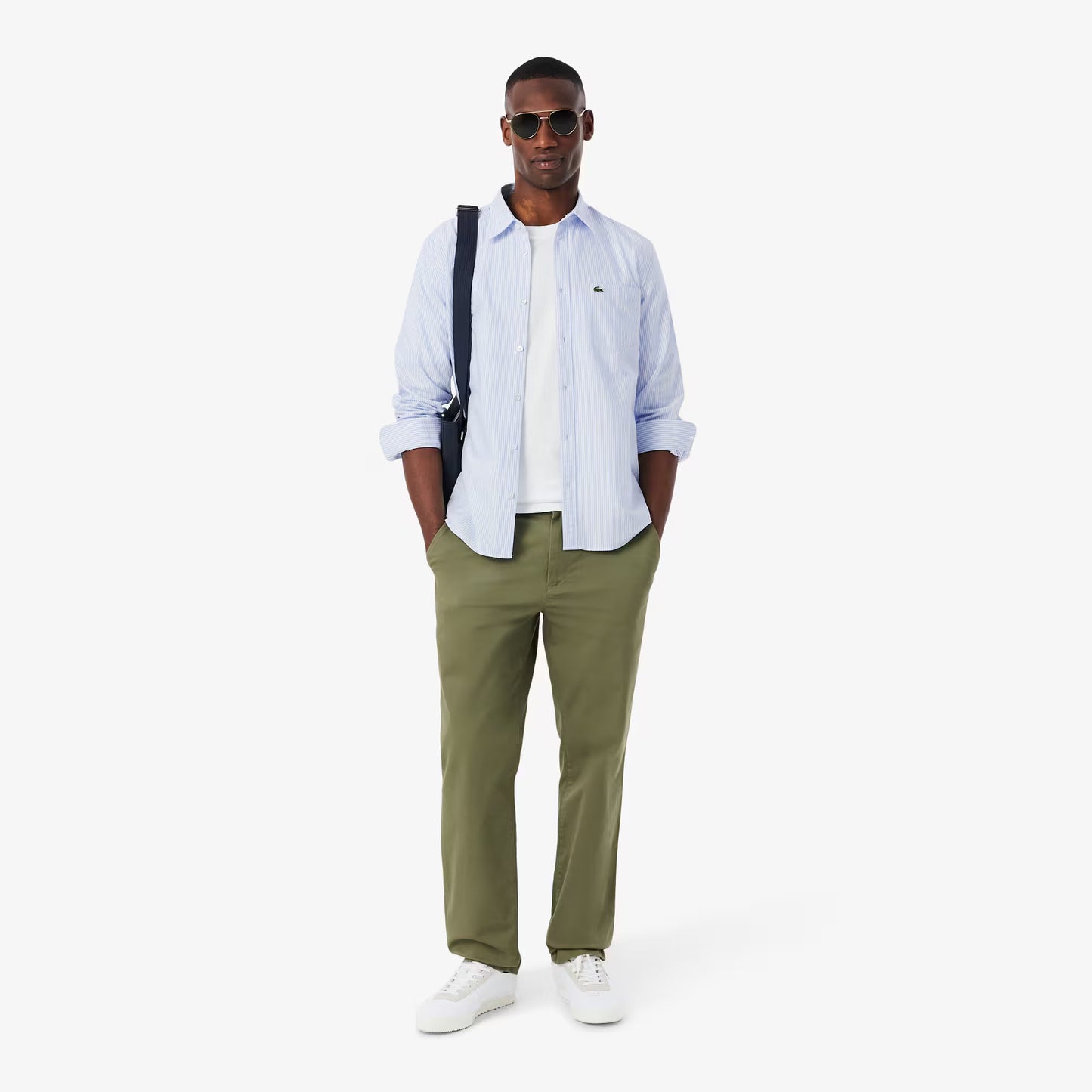 Regular Fit Gestreiftes Oxford-Hemd 2