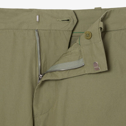 Pantalon chino en twill de coton à coupe droite