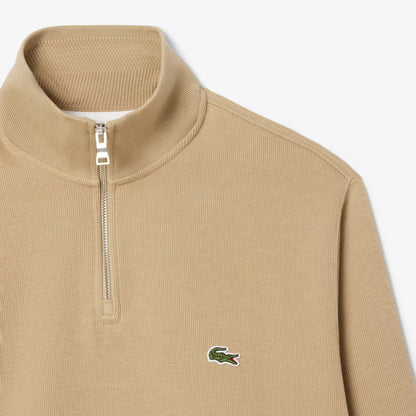 Sweatshirt mit Reißverschluss, Stehkragen und Interlock-Gewebe 2