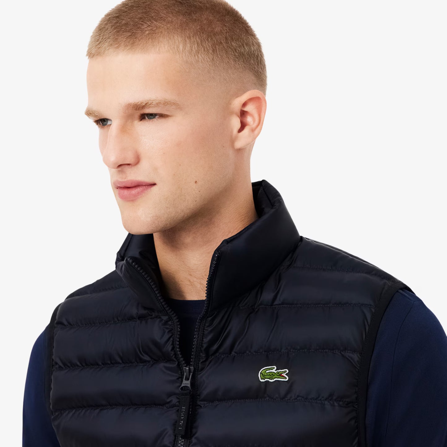 Water-Repellent Puffed Vest