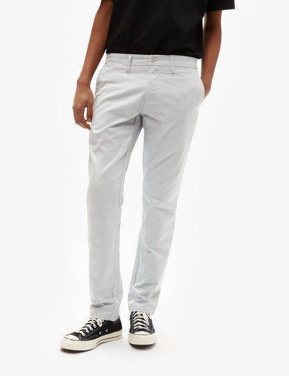 Pantalon chino Sid – Gris argenté sonique