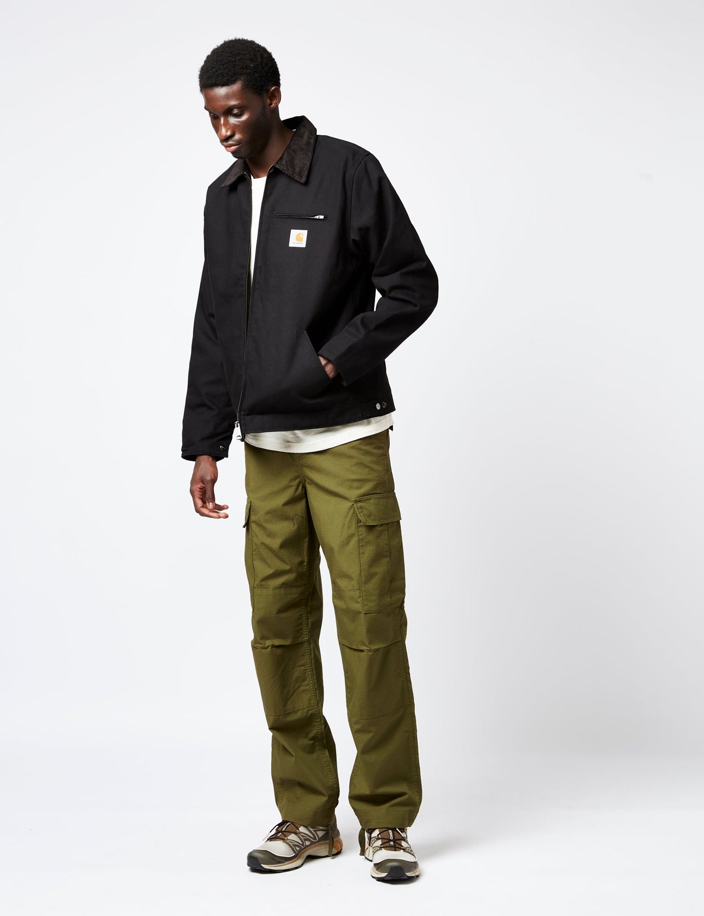 Detroit Jacket (gefüttert) - Schwarz
