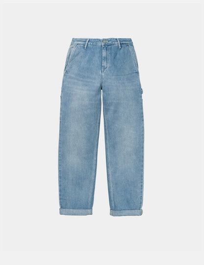 Damen Pierce Hose (Denim) – Hell Steingewaschen Blau