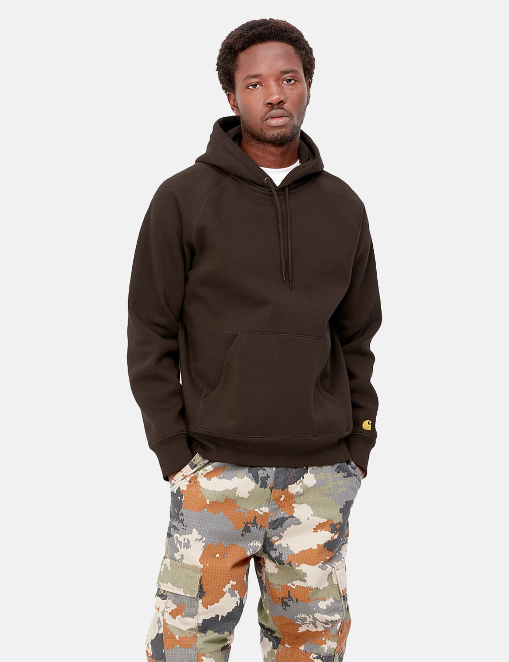 Kapuzenpullover Chase – Dunkles Umbra-Braun