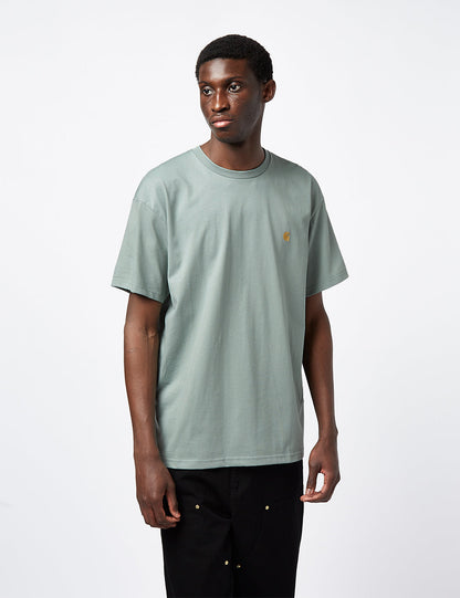 Chase T-Shirt (Lockere Passform) – Glassy Teal
