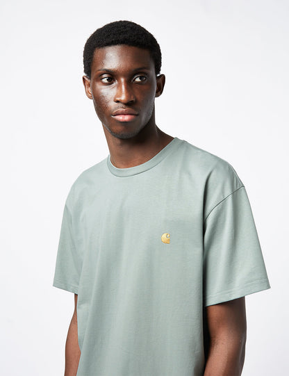 Chase T-Shirt (Lockere Passform) – Glassy Teal