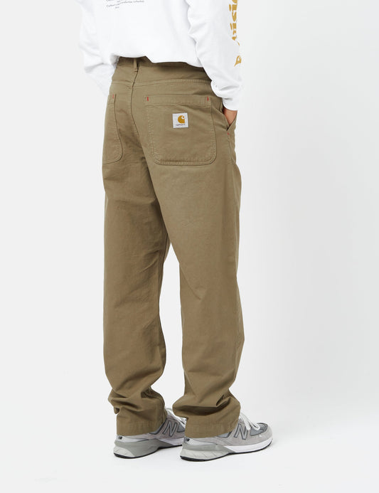 Pantalon Wesley (coupe droite) - Vert algue