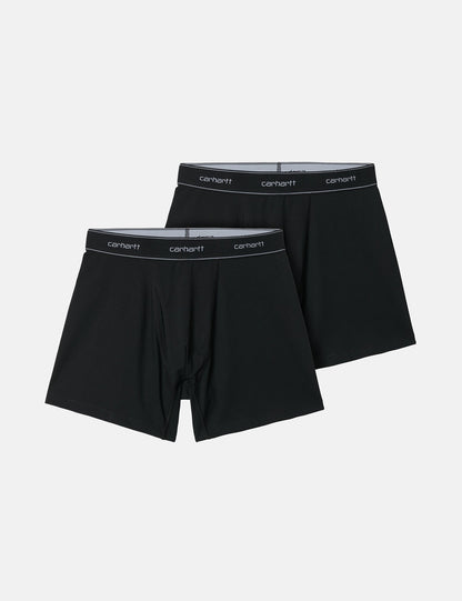 Caleçon Boxer en Coton - Noir/Noir
