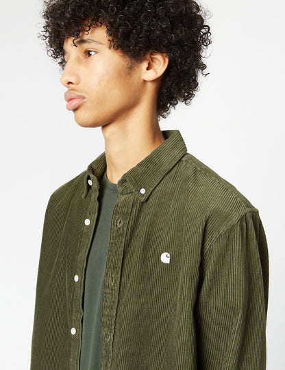 Chemise Madison (Fine Corde) - Vert Végétal/Cire