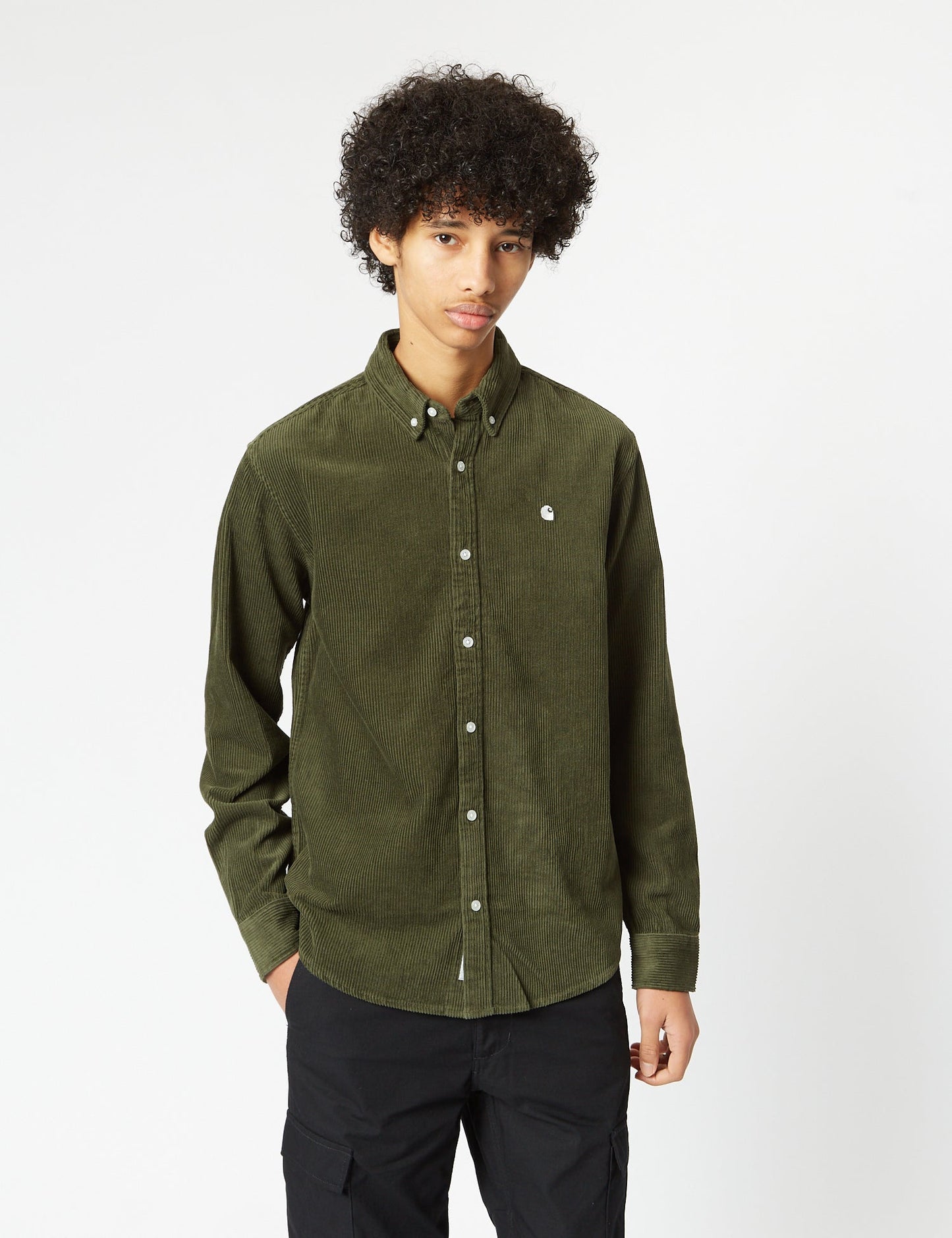 Chemise Madison (Fine Corde) - Vert Végétal/Cire