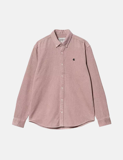 Madison Hemd (Feincord) - Glassy Pink
