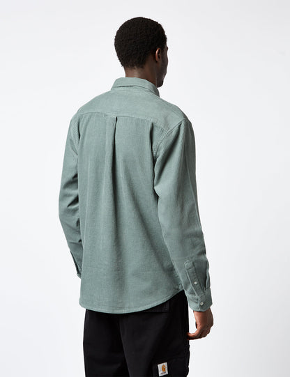 Chemise Madison (Fine Coton) - Bleu canard