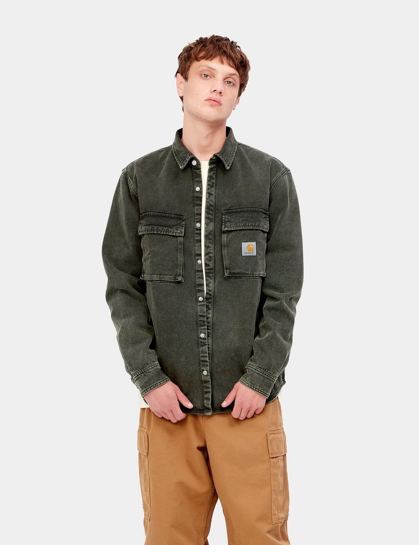 Monterey Overshirt - Dunkles Zedernholzgrün