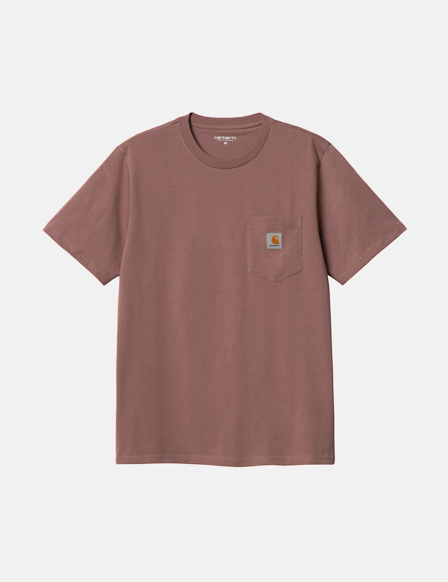 T-Shirt mit Brusttasche (regulär) – Lupinus Red Heather